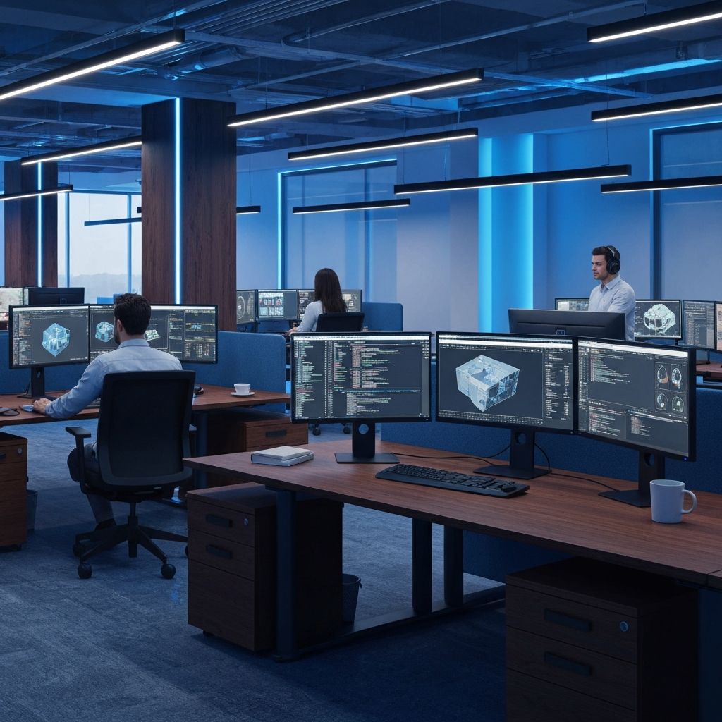 Zyverion Technologies team working on advanced technology solutions
